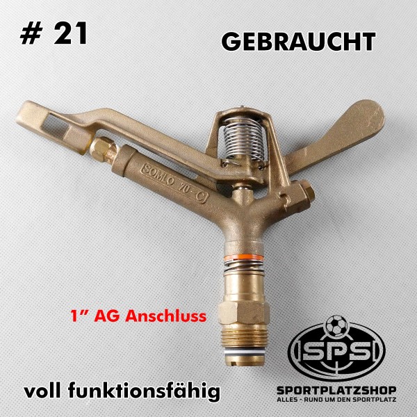 Regnerkopf aus Messing gebraucht mit 1 Zoll Außengewinde