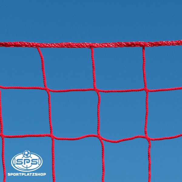 Fußballnetz, Schutznetz, Ballfangnetz, rot, Ballfangschutznetz