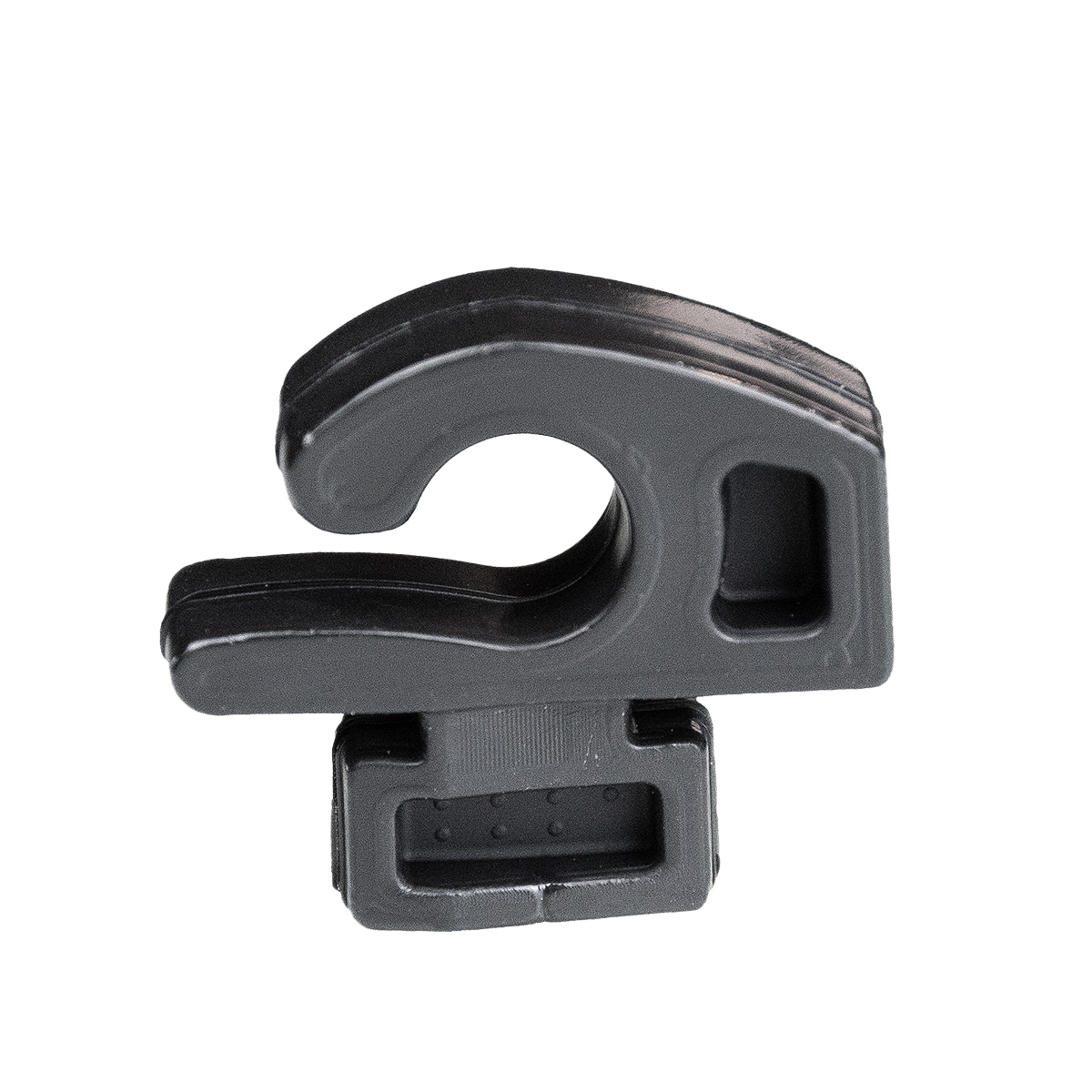 Netzhaken (F) schwarz schmal