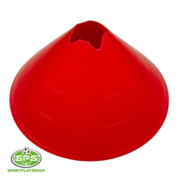 Markierscheibe 15 cm Rot mit Stangenauflage – Trainingsscheibe