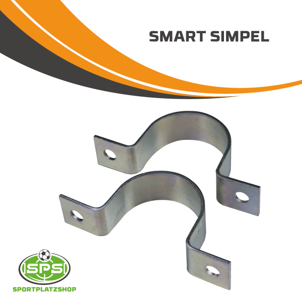 Befestigungsmaterial Smart Simpel, Werbebande, Barriere, Rohrschelle, Profilbefestigung