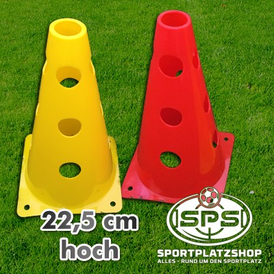 Lochkegel Kegel, Trainingskegel, Übungskegel, Fußballkegel, Hürdenkegel, Hütchen