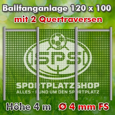 Ballfanganlage, Ballfangzaun, Fangzaun, Schutzzaun, Schutznetz, Ballfangnetz