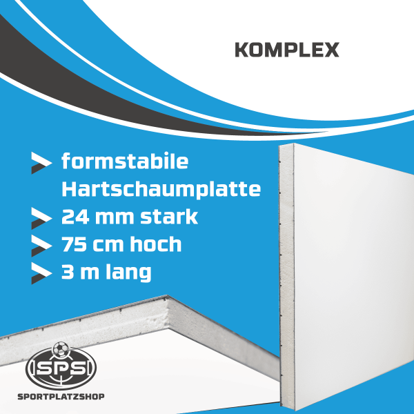 Hartschaumplatte 24 mm, Werbebande