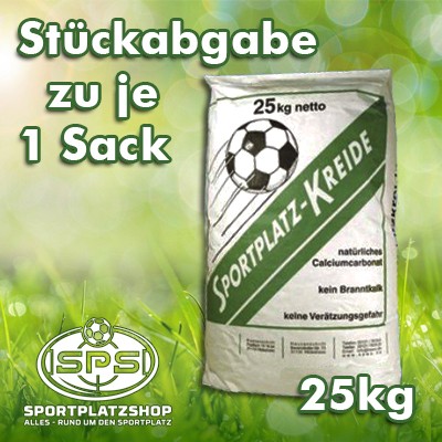 Sportplatzkreide per 25 kg Sack