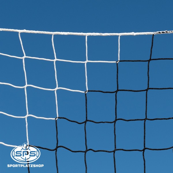 Ballfangnetz weiß-schwarz MW 120 mm knotenlos