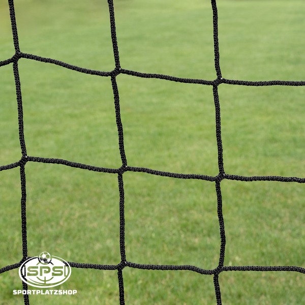 Tornetz für Minitor 180 x 120 cm Schwarz – Fußballnetz mit Tortiefe 0,7/0,7 m
