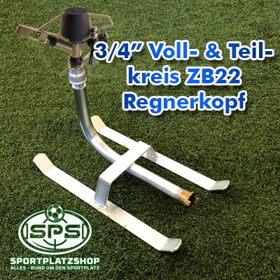 ZB22 Regnerkopf auf Ziehschlitten