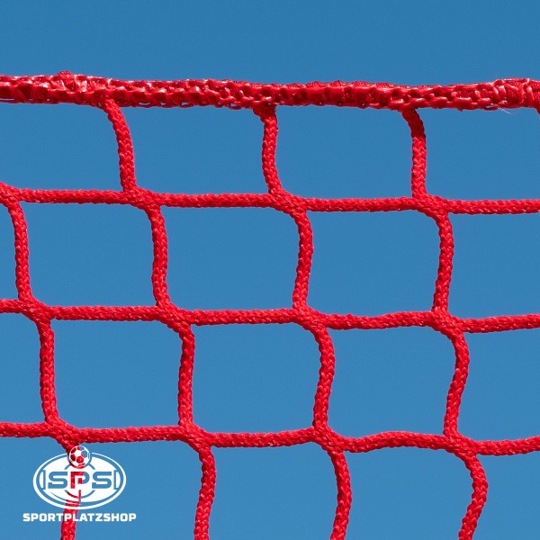 Fußballnetz, Schutznetz, Ballfangnetz, rot, Ballfangschutznetz