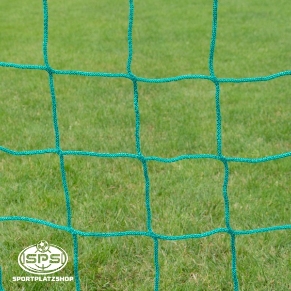 Tornetz für Minitor 240 x 160 cm Grün – Fußballnetz mit Tortiefe 1,0/1,0 m