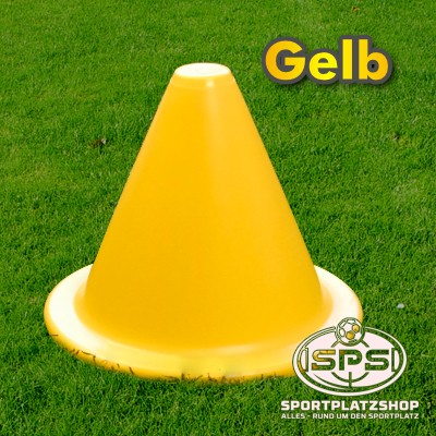 biegsamer Fußballkegel Gelb, Hütchen