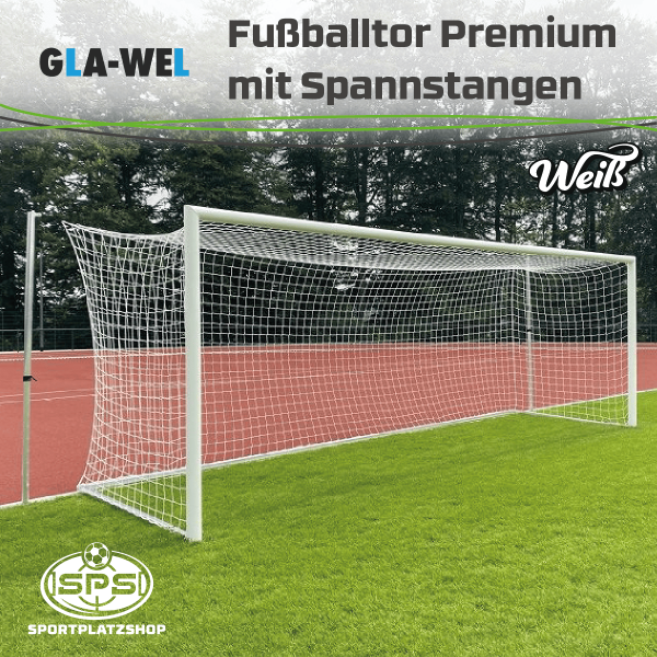 Trainingstor, Wettkampftor, Tor, Fußballtor, mit Spannstangen