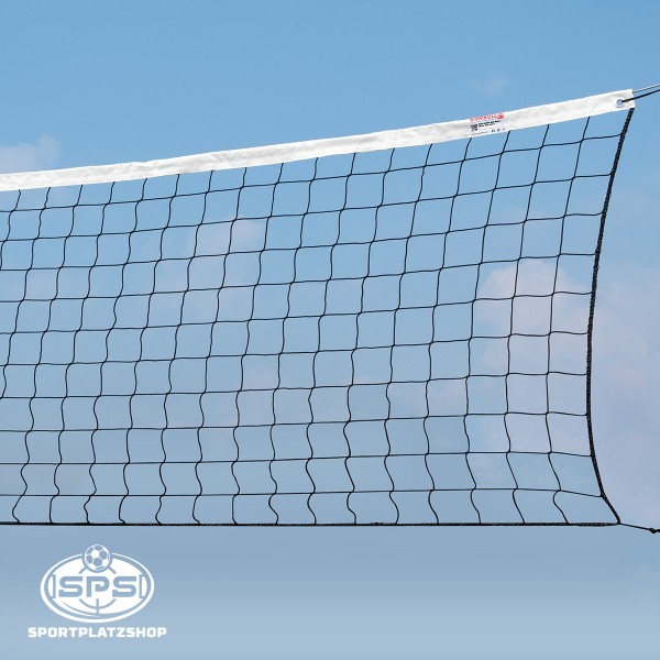 Volleyball, Volleyballnetz schwarz mit weißem Einfassband
